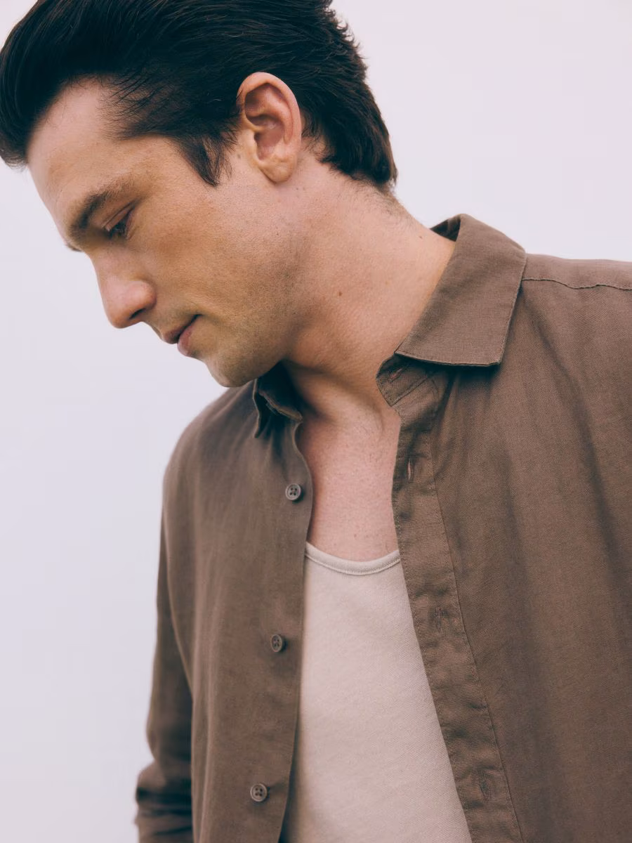 Regular Fit Linen Shirt