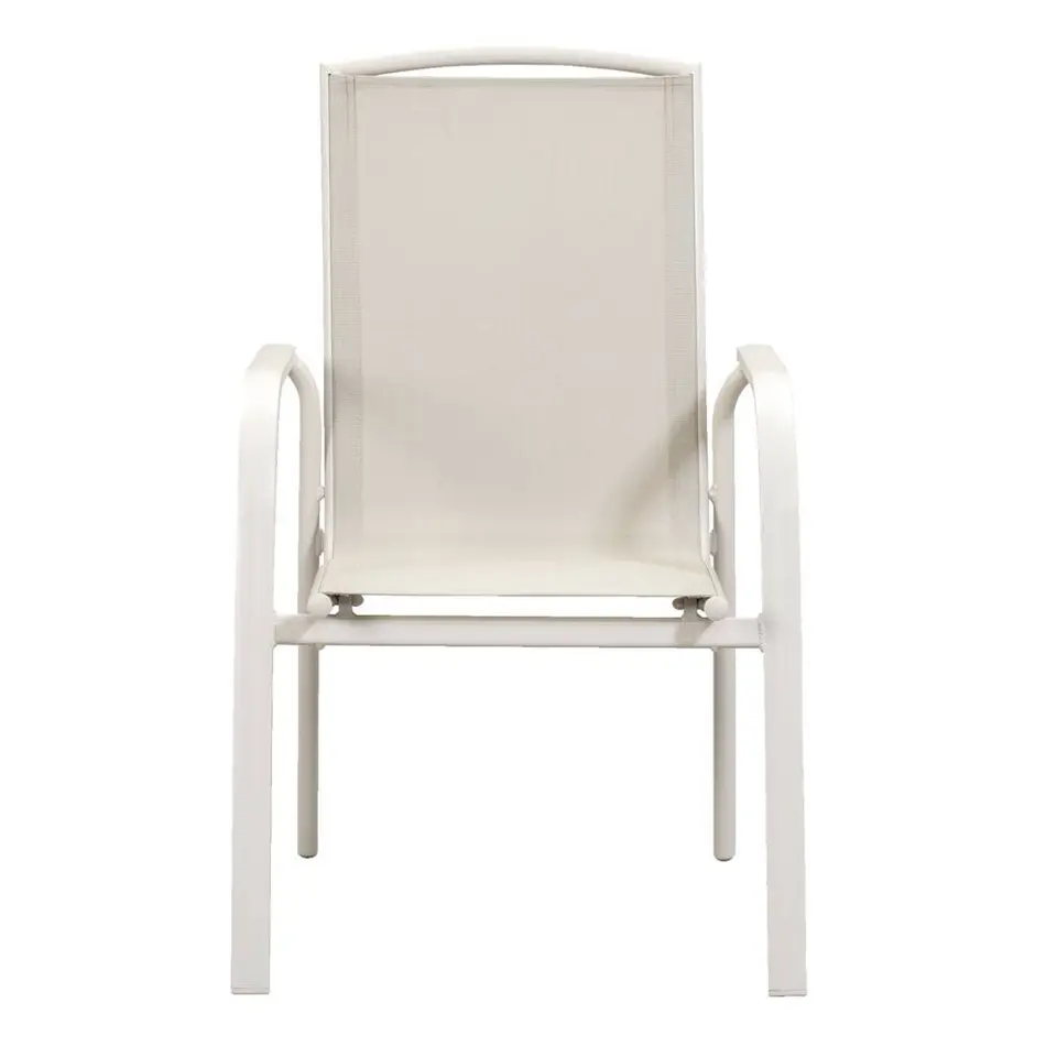 Stapelstoel Cannes - zand - 93x66x58 cm