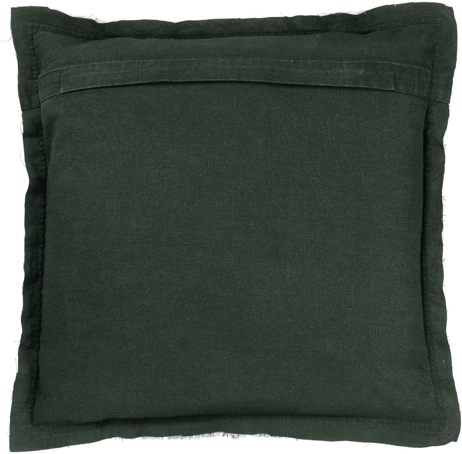 - Coussin - vert en coton 45x45 cm uni