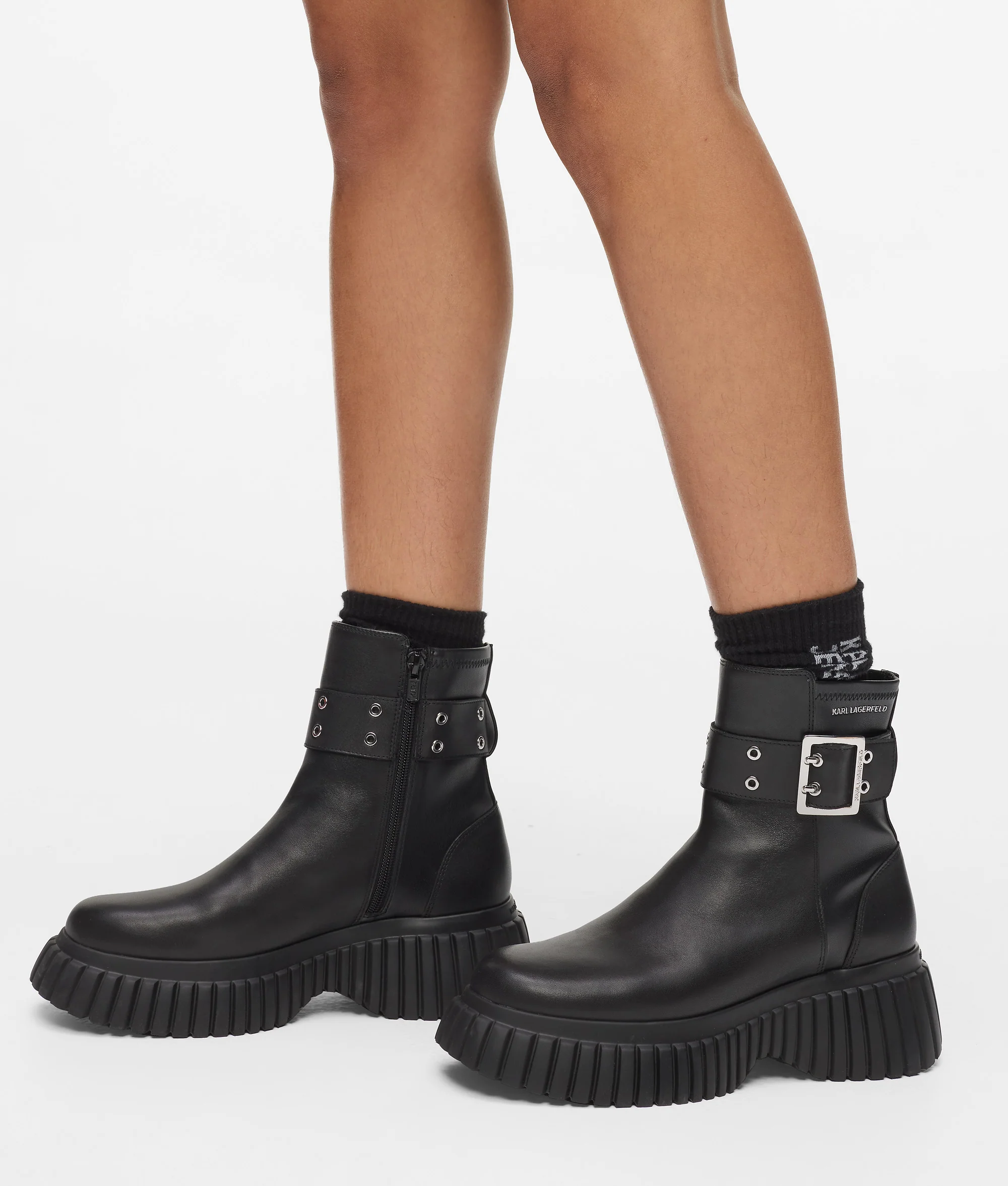 Bottes à semelle compensée mi-mollet Kreeper