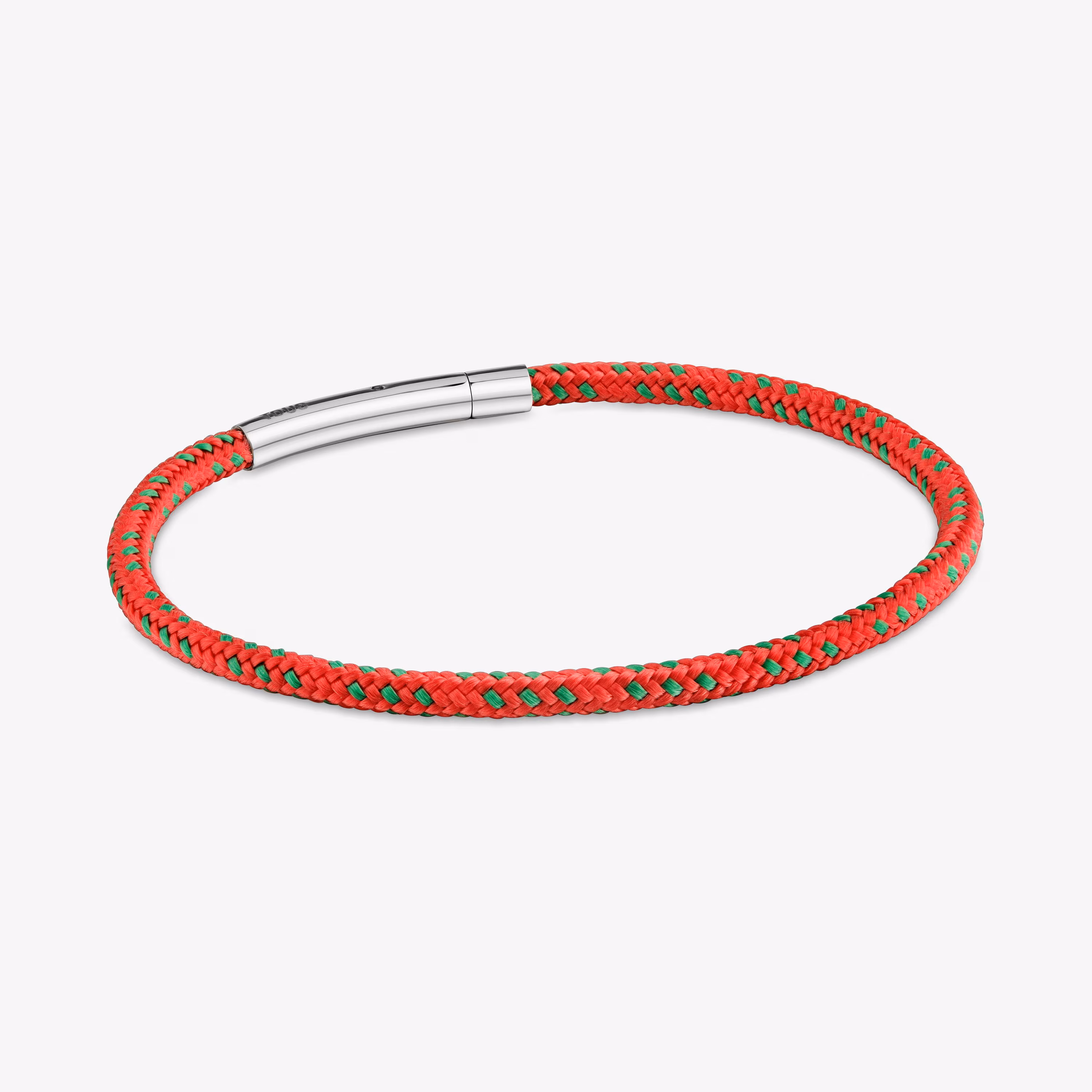 Pulsera con cordón rojo y acero TOUS Basics