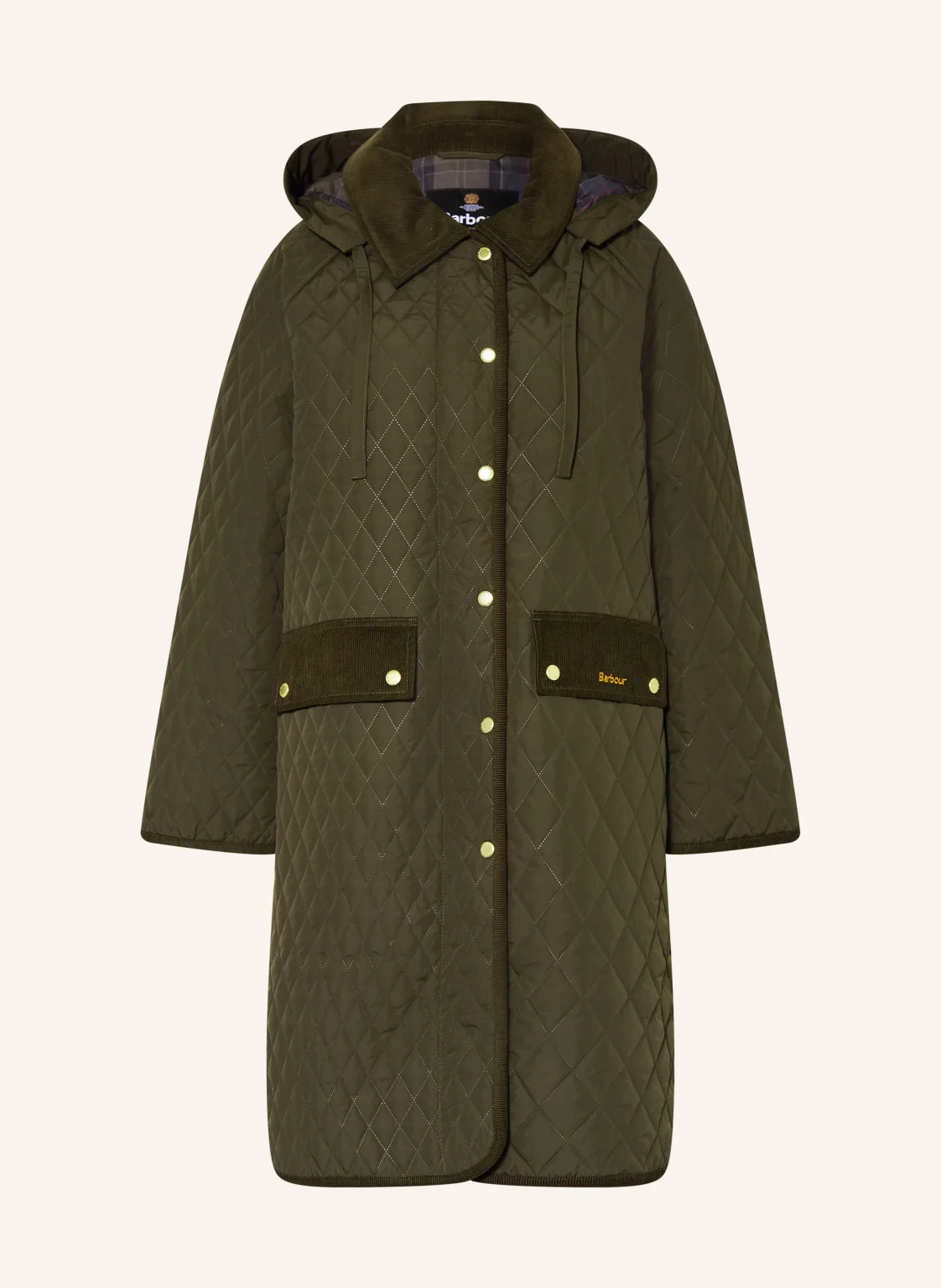 Barbour Steppmantel RAVENSDEN QUILT mit abnehmbarer Kapuze