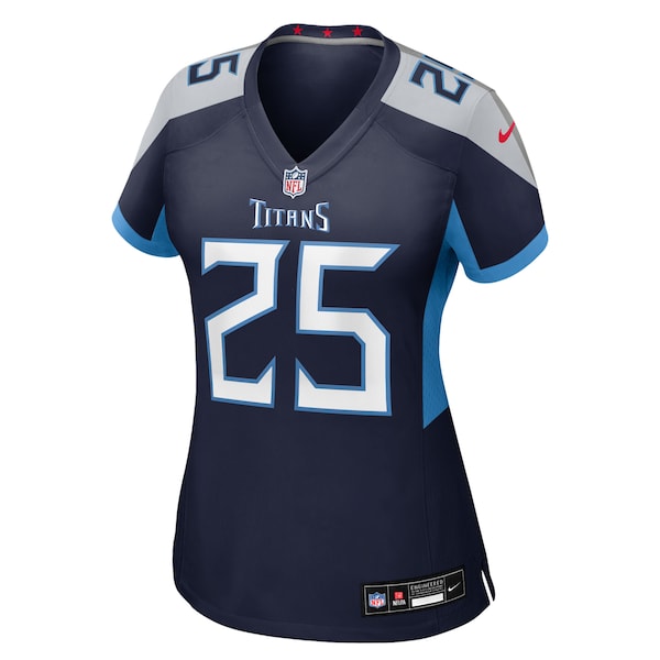 Xavier Woods Tennessee Titans Nike Women's Team Game Jersey -  Navy