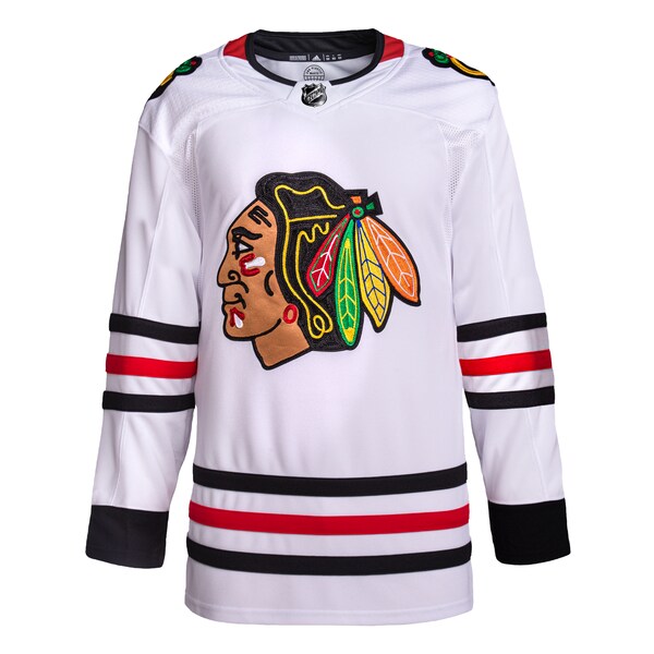 Chicago Blackhawks adidas Men's Away Primegreen Authentic Jersey - White