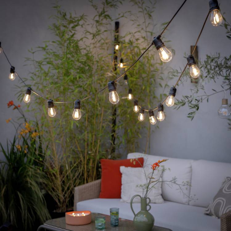 Habitat 30 Warm White Bulb Festoon Light