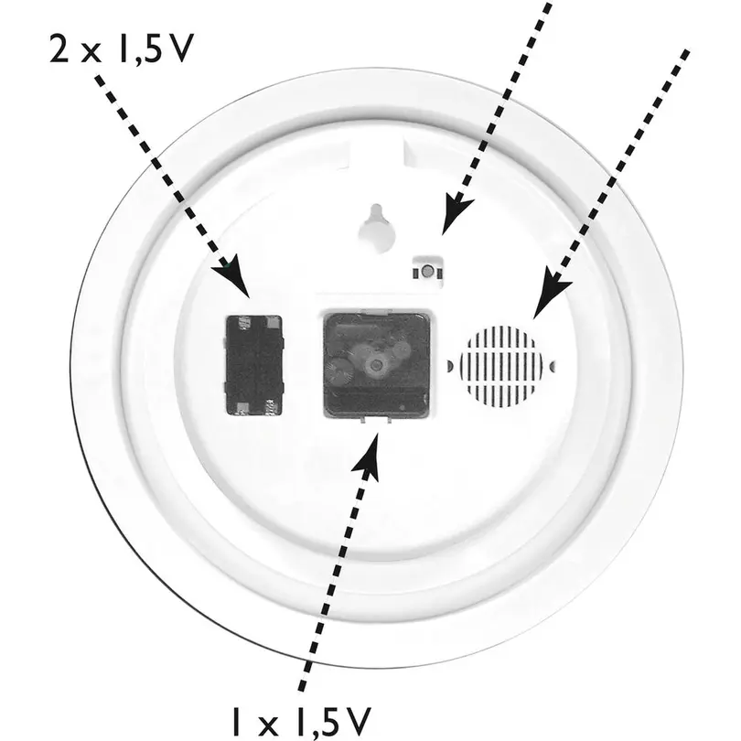 Wanduhr Singvögel
