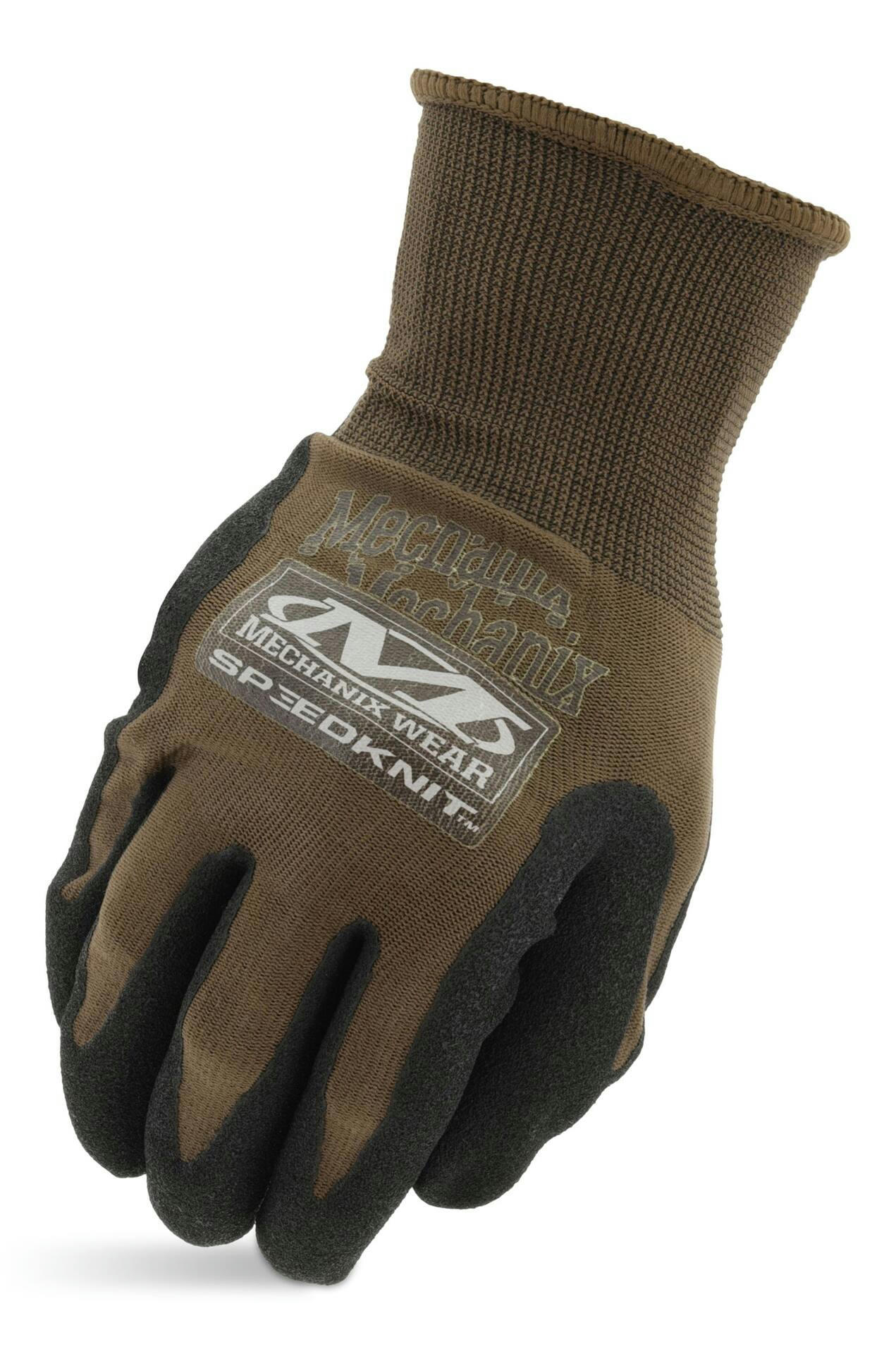 Mechanix Wear SpeedKnit Utility Glove, Brown