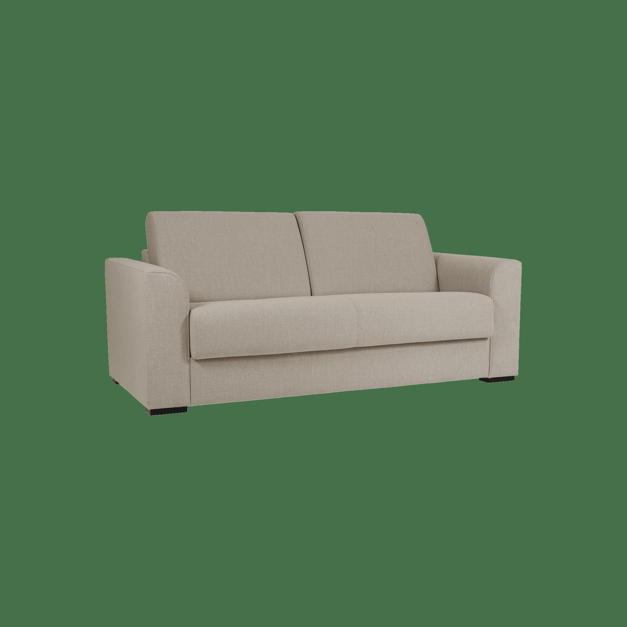 SYBILLE - Canapé convertible en tissu avec matelas de 10 cm