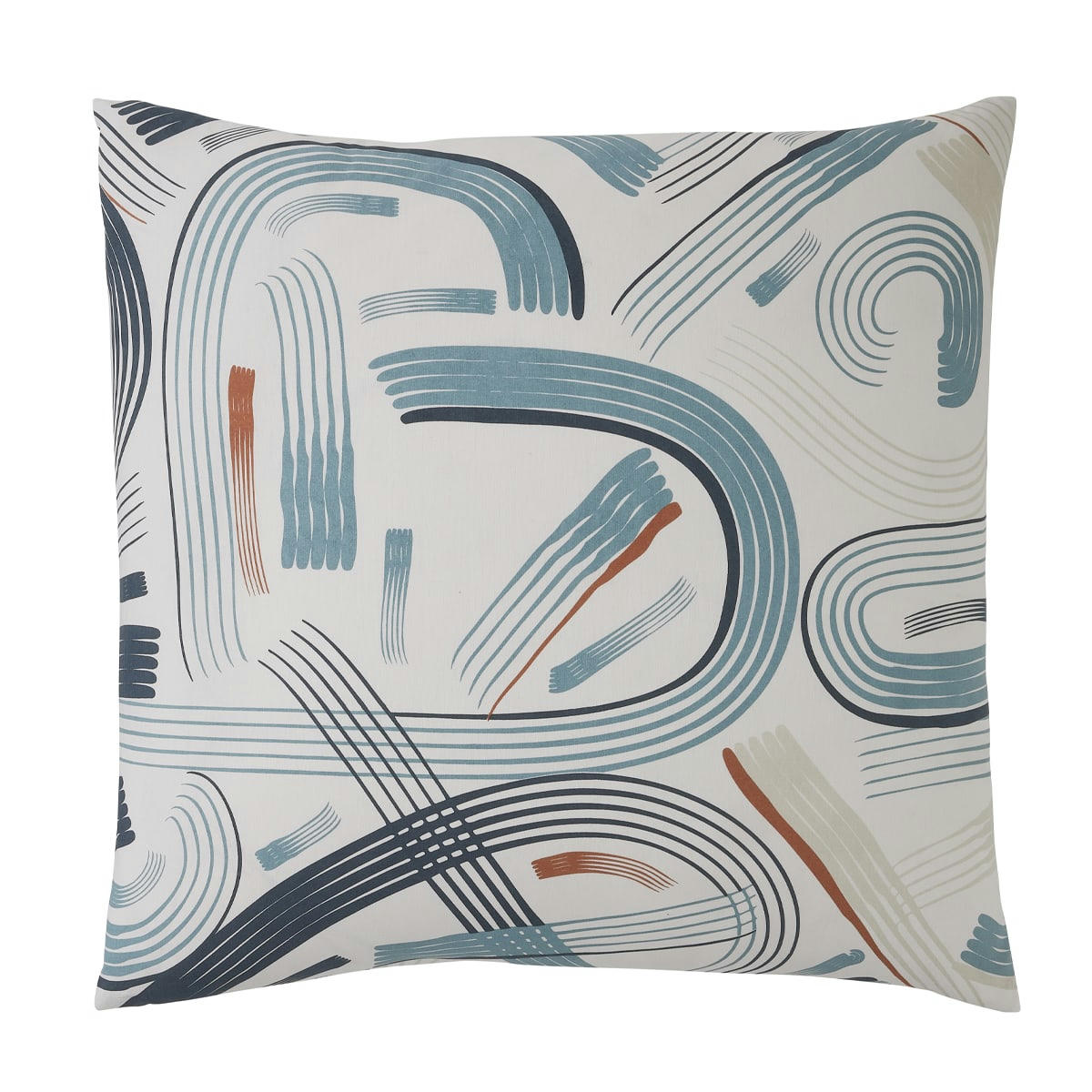 GABIN - Taie d'oreiller en coton blanc 63x63