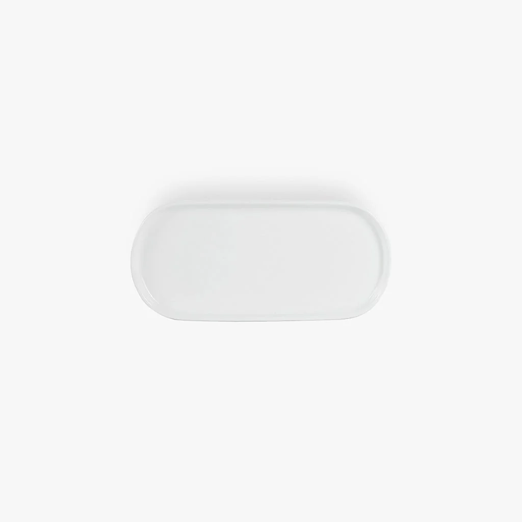 Prato Oval 25 cm BRIGHT WHITE