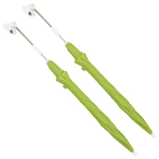 NNEVL Camping Chair Parasols 2 pcs Green 105 cm