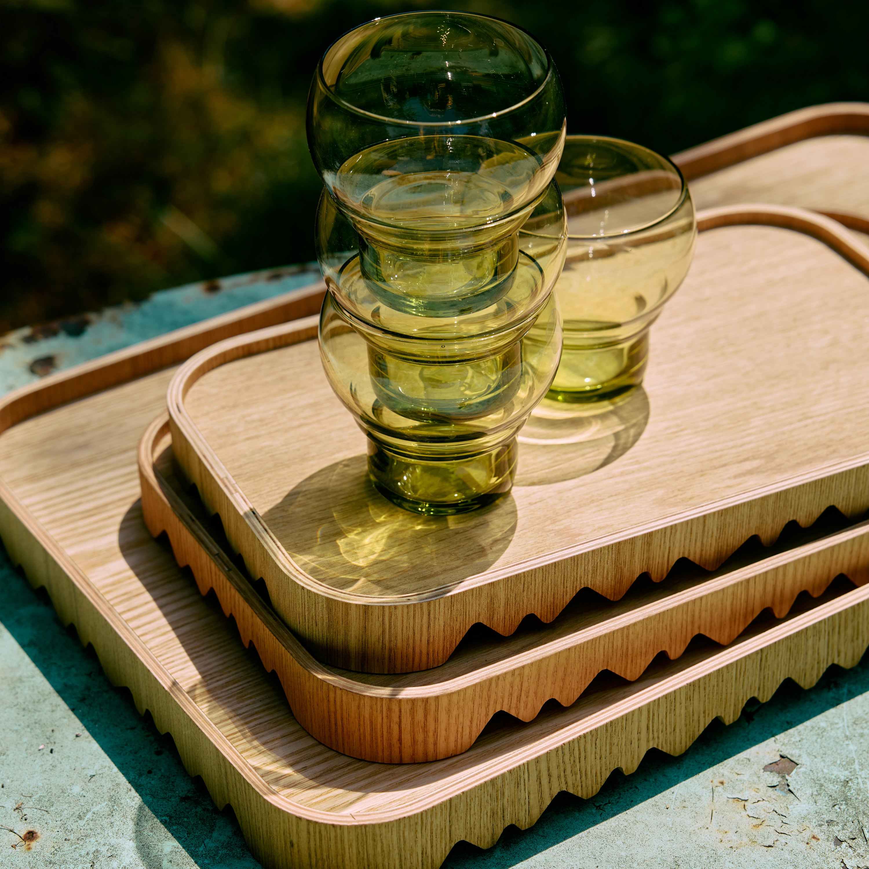 HKliving Natural Serveerschaal - B 35,5 cm