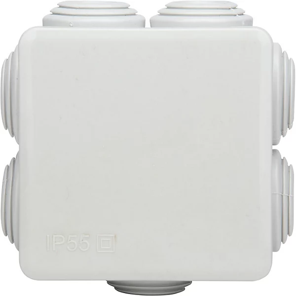 Boîte de dérivation IP55 60x60x40mm - Blanc - Zenitech