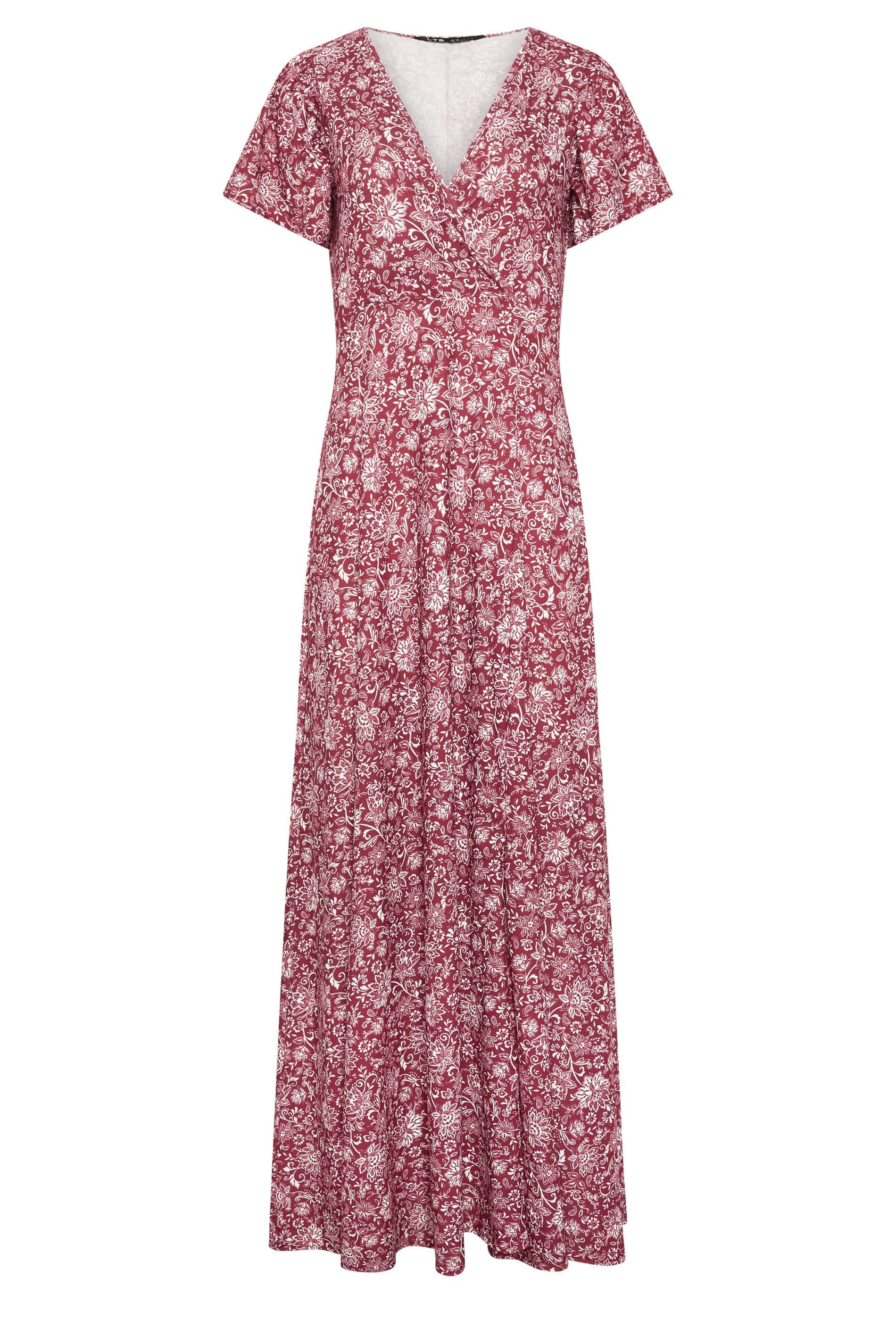 Long Tall Sally Tall Paisley Wrap Maxi Dress
