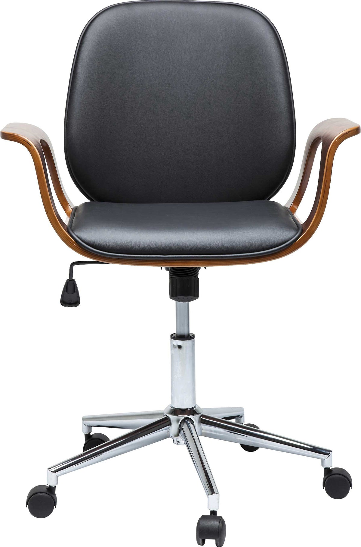 Kare Design Draaibare Bureaustoel Patron walnoot