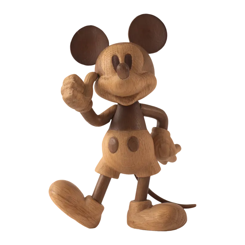 Holzfigur Mickey-Mouse