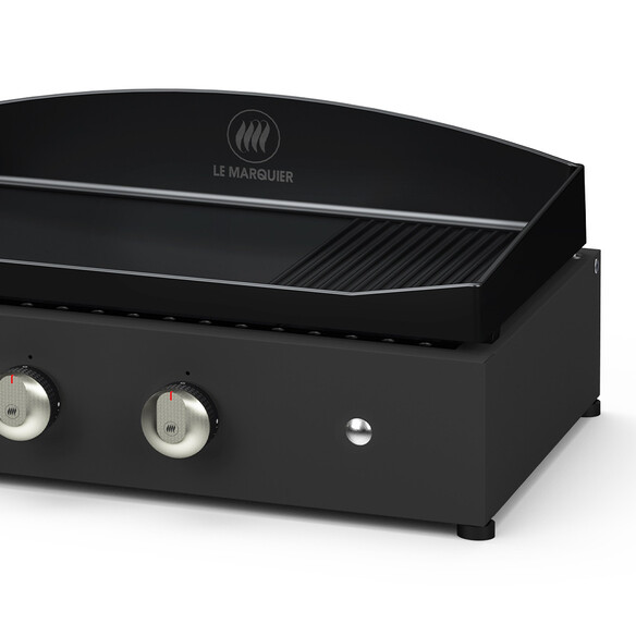 Plancha gaz Pure Grill 260 Noire - Le Marquier