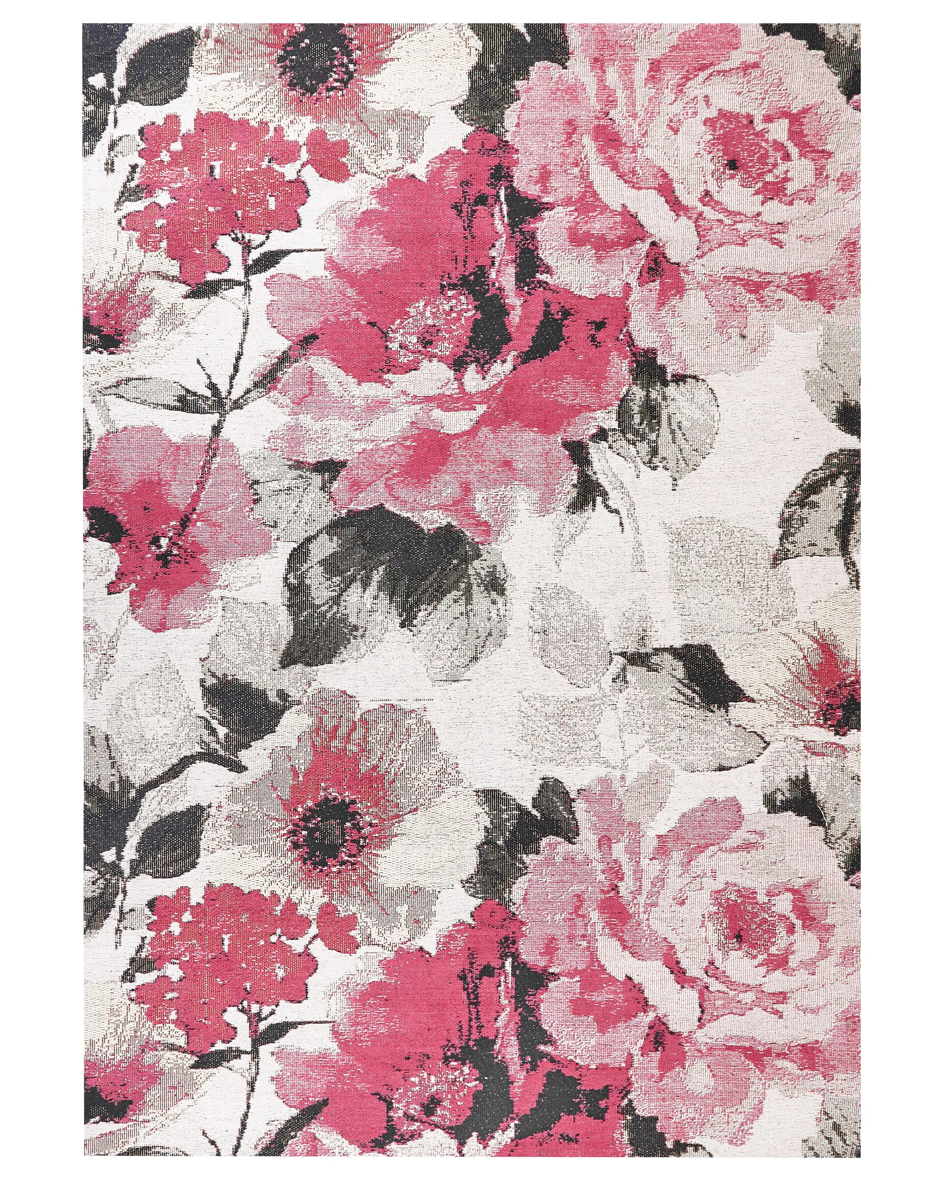 Rug EJAZ Pink 140 x 200 cm Cotton