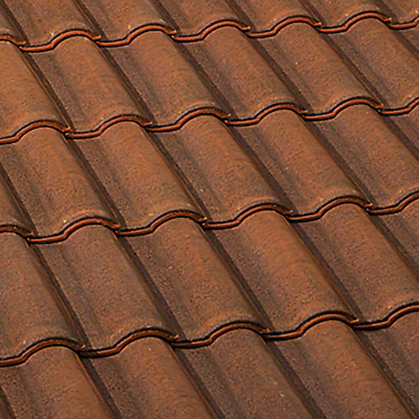 Double tuile Gallo Romane brun vieilli