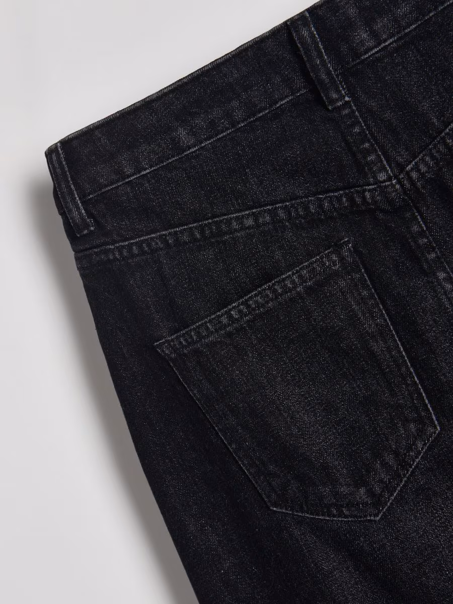Denim Midi Skirt