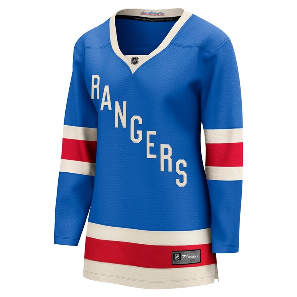 New York Rangers  Women's Centennial Breakaway Jersey - Blue