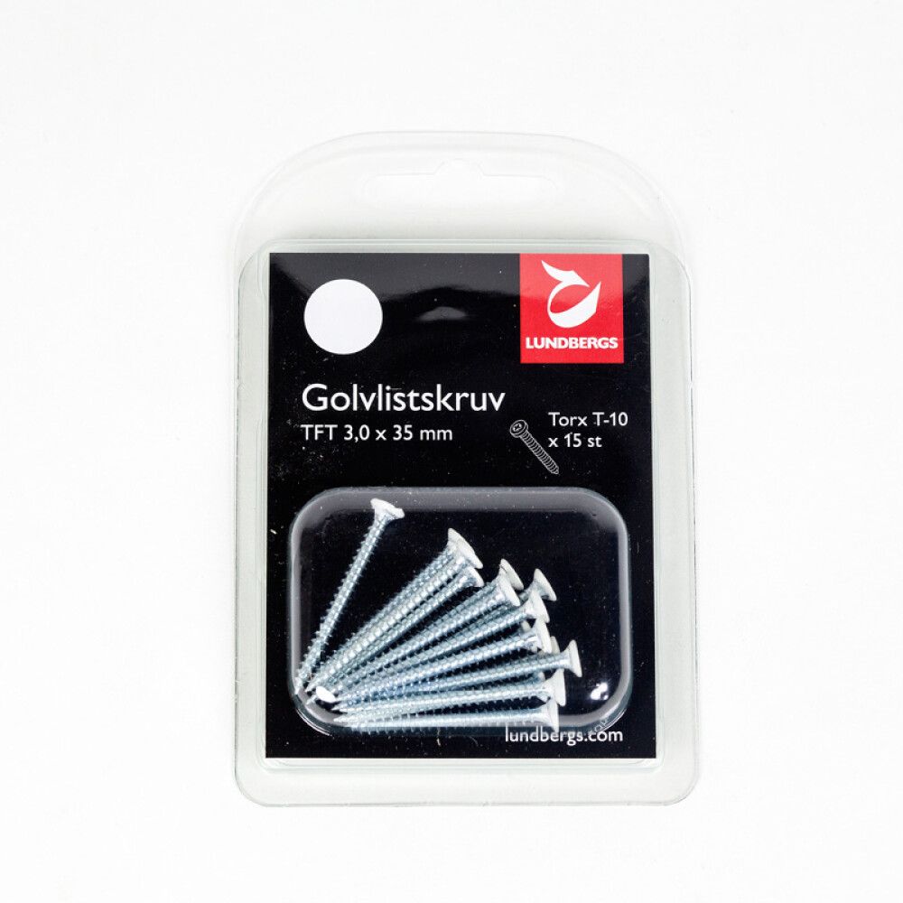 GULSVLISTKRUE LUNDBERGS 3.0X35MM HVIT 15STK/PK