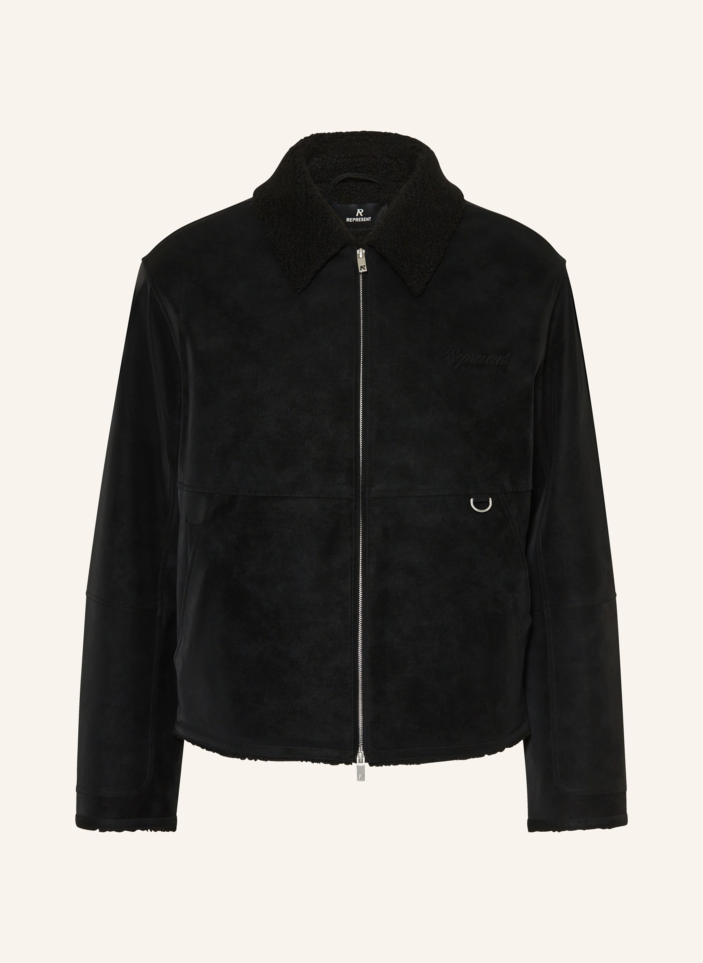 REPRESENT Overjacket in Lederoptik