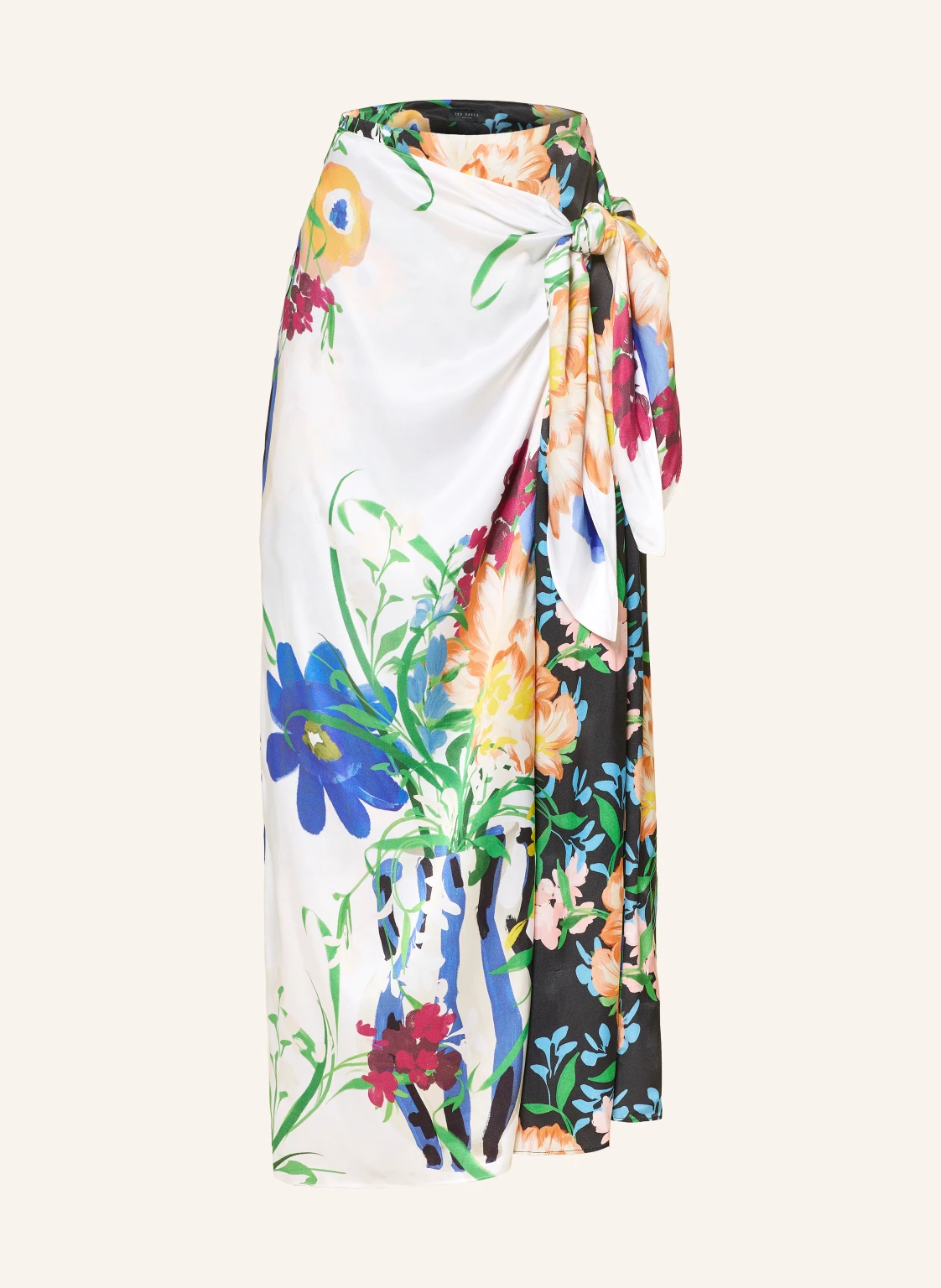 TED BAKER Satinrock ALLMIA in Wickeloptik