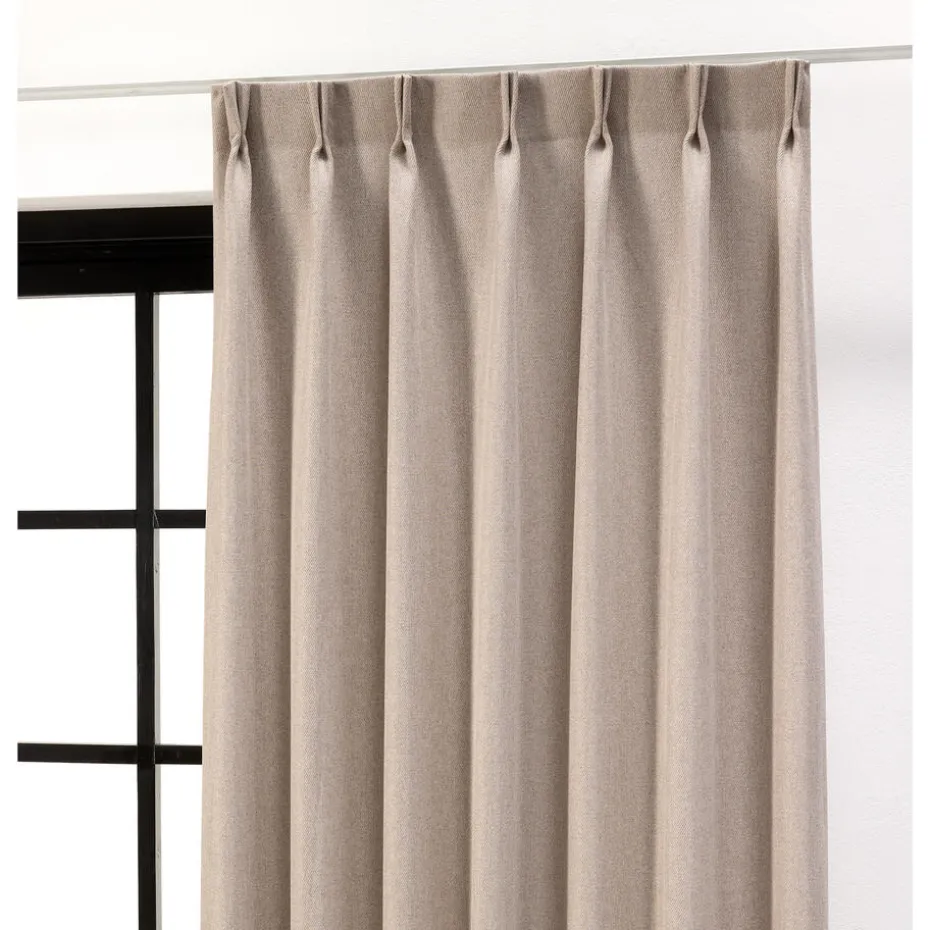 Kwantum Vouwgordijnen | Gordijn Lieke  Naturel