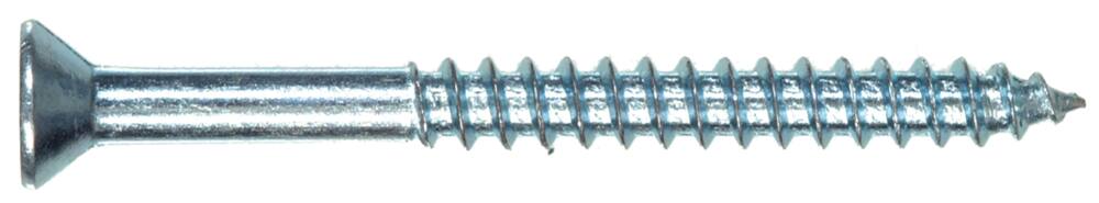 Hillman Flat Head Wood Screws, #10 x 1-in, Zinc, Assorted Pack Sizes
