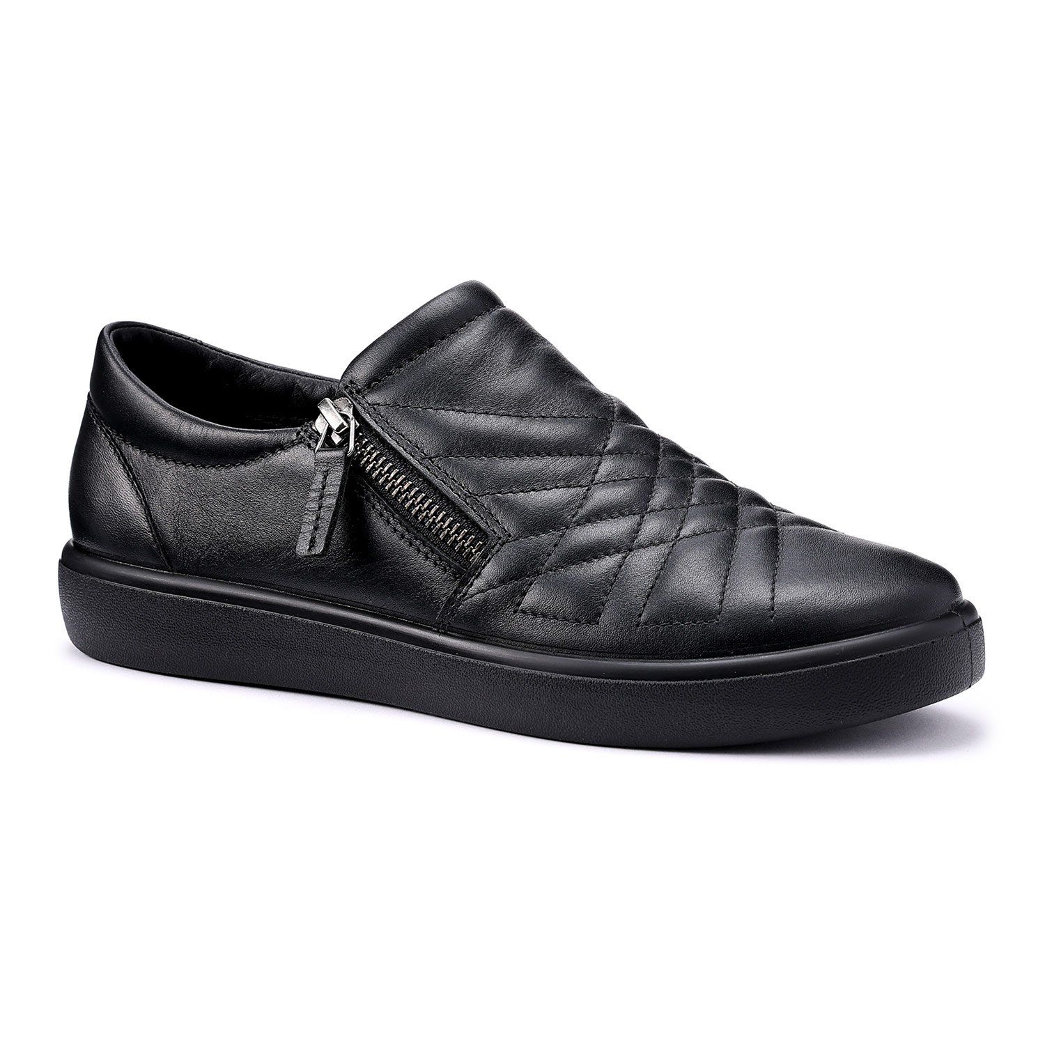 Hotter Wide Fit 'Poppy' Quilted Trainers