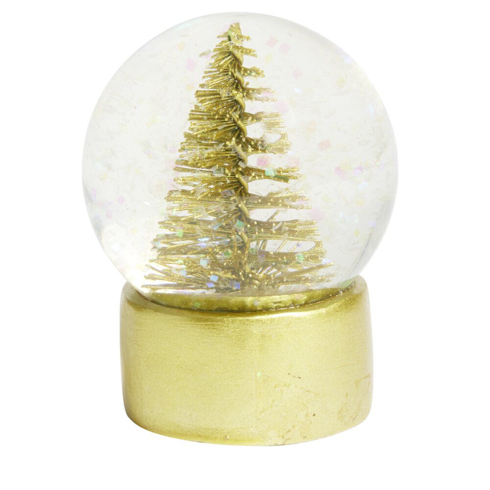 Boule de neige décor sapin de No&euml;l