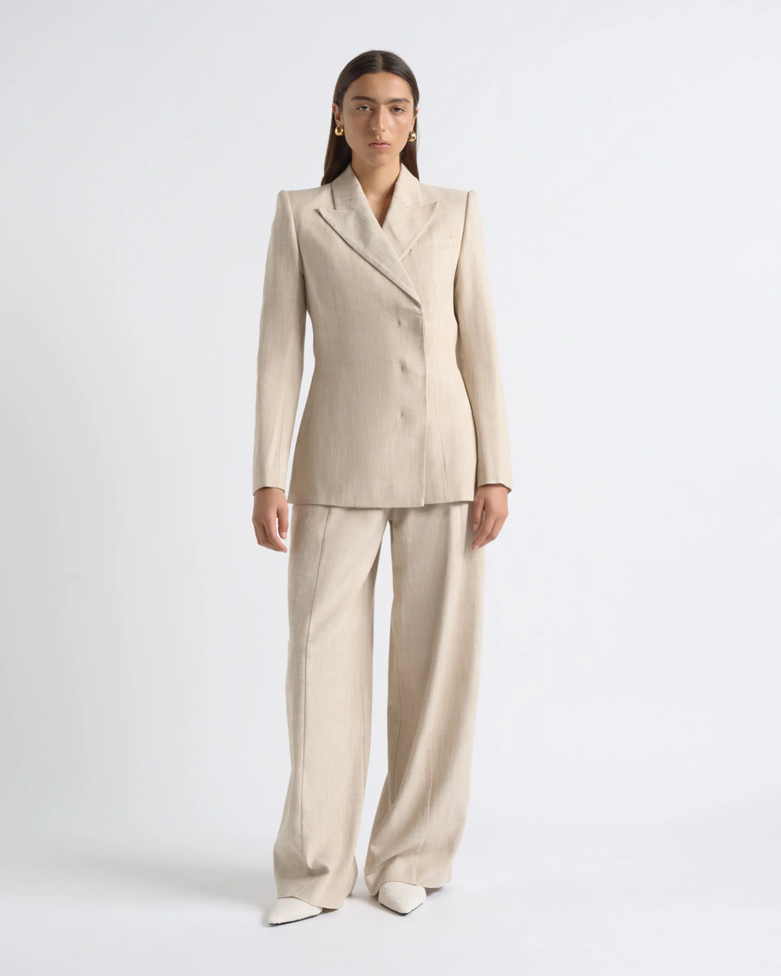Double Breasted Concealed Blazer