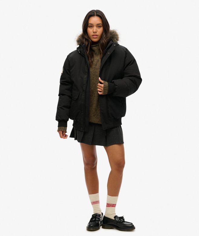 Oversized Everest Faux Fur Bomber Jacket