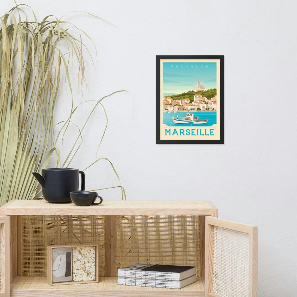 - Affiche Marseille  21x29,7 cm
