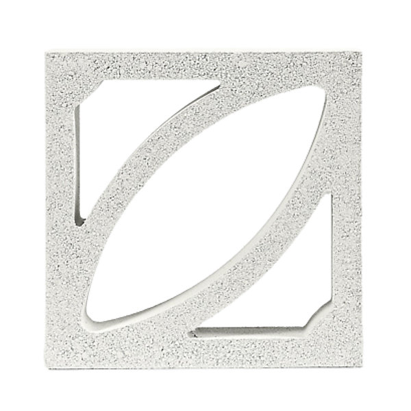 CLAUSTRAS BETON - modèle Pétale - Dimensions : L 25 x l 25 x Ep. 7.8 cm - ( lot de 10 pièces)