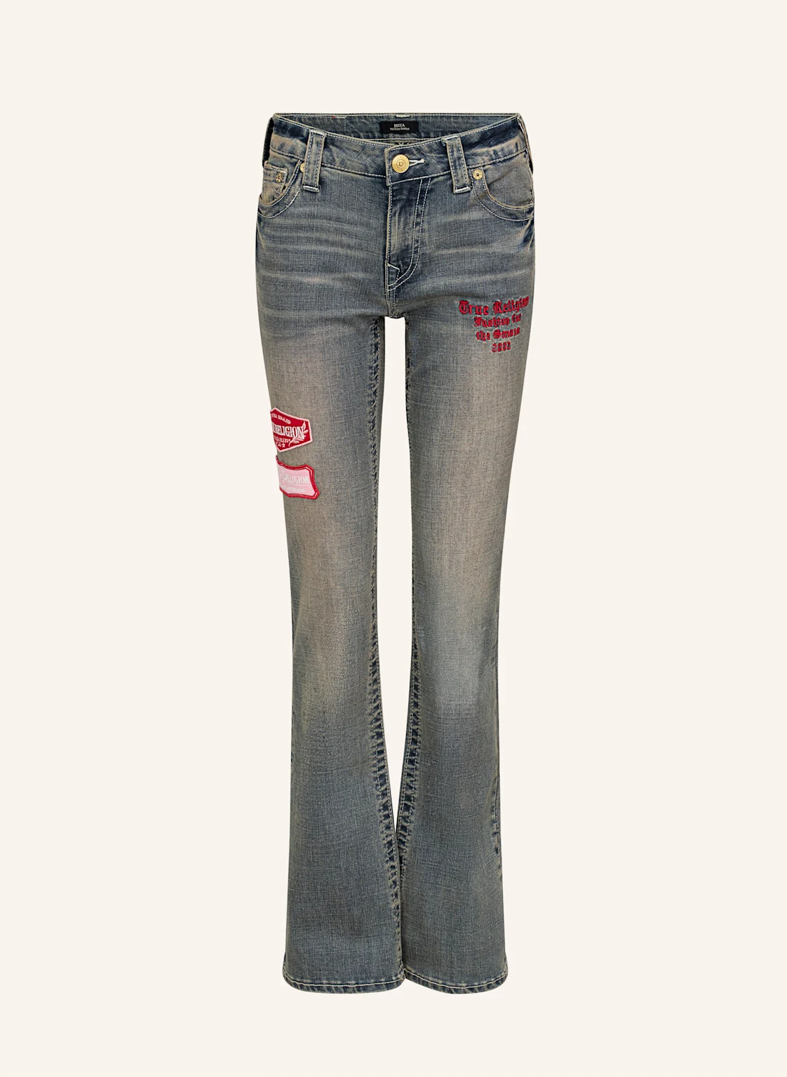 TRUE RELIGION Jeans Becca PATCHES