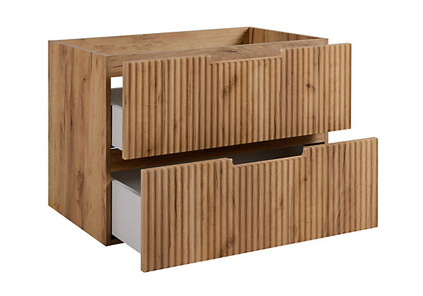 Meuble de salle de bains, chêne Craft / noir, 180 (2 x 80   20) x 58,6 x 46 cm