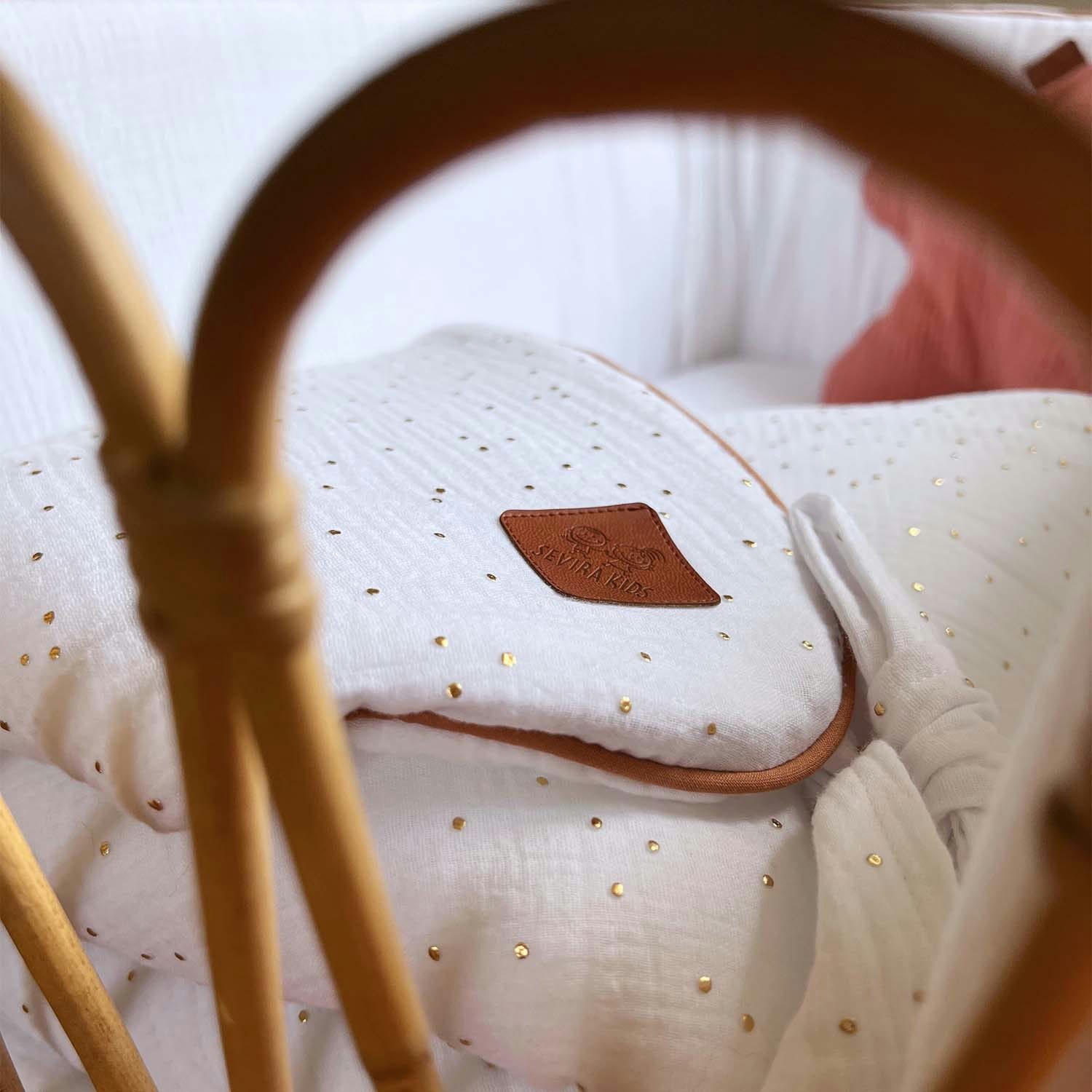 JEANNE - Gigoteuse d'emmaillotage en gaze de coton  100% coton