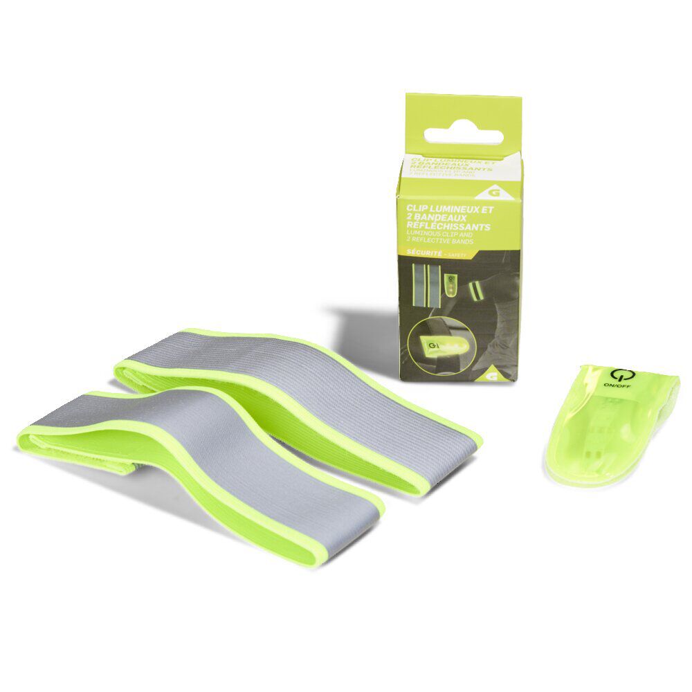 Lot de 3 accessoires réfléchissants pour course à pieds