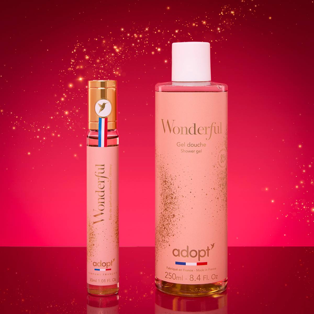 WonderfulCoffret 30ml   gel douche 250ml