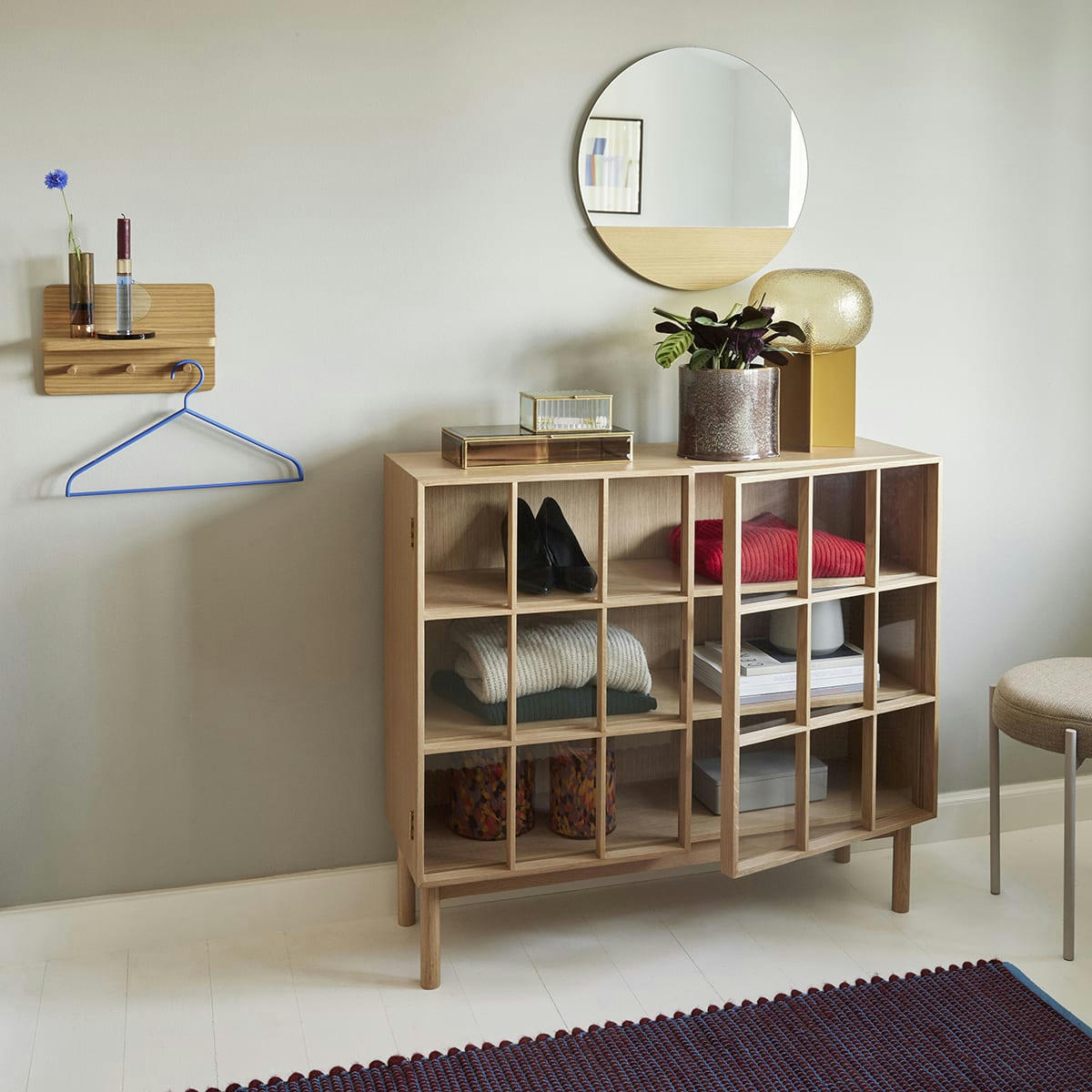 COMET - Bougeoirs en cristal bleu (set de 2)