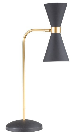 Lampa biurkowa CORNET czarno-złota LED 10W 3000K 550lm Maxlight