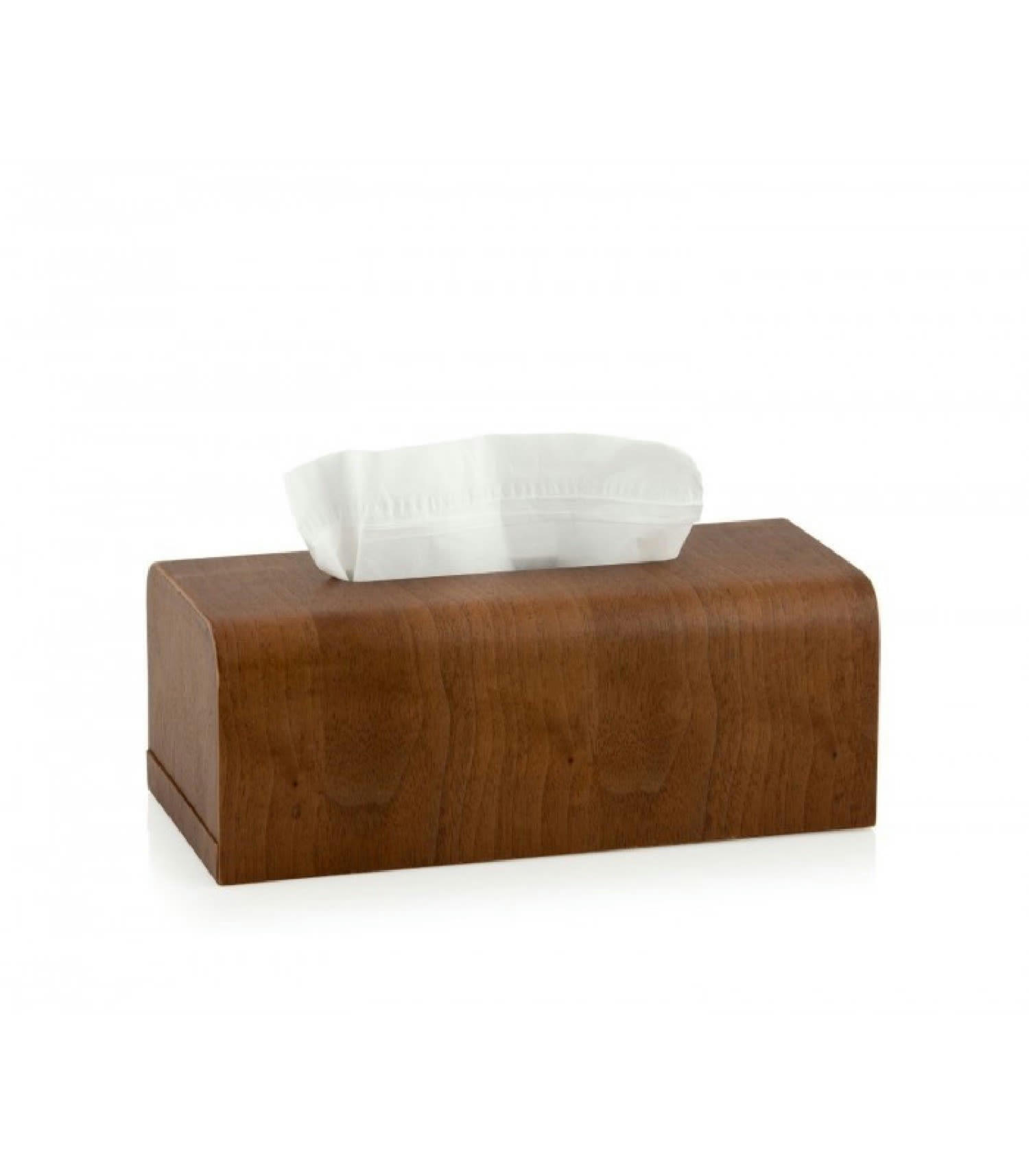 NOYER - Boîte à mouchoir rectangulaire en bois de noyer