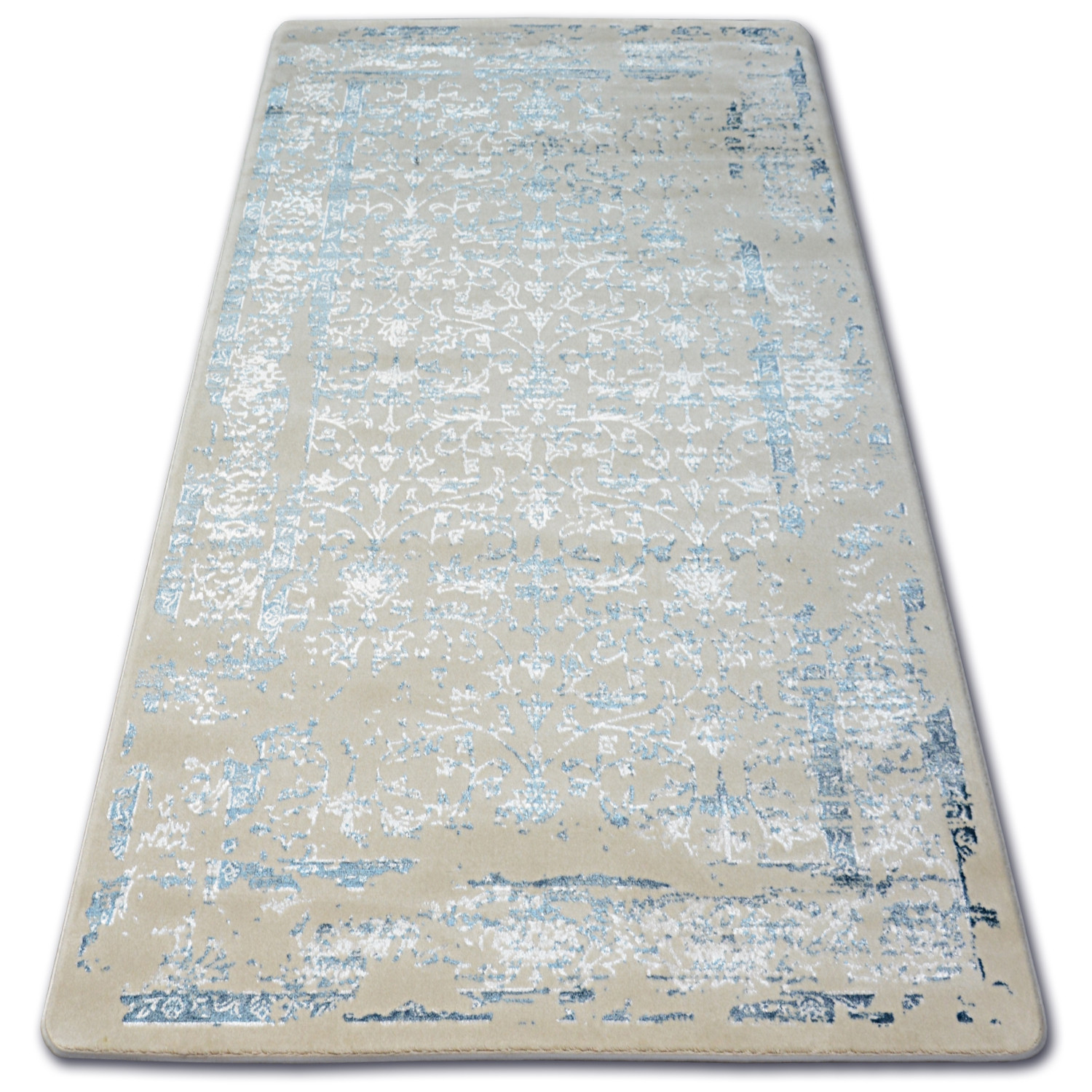 Dywan AKRYL MANYAS 0920 Blue/Ivory 80x150 cm