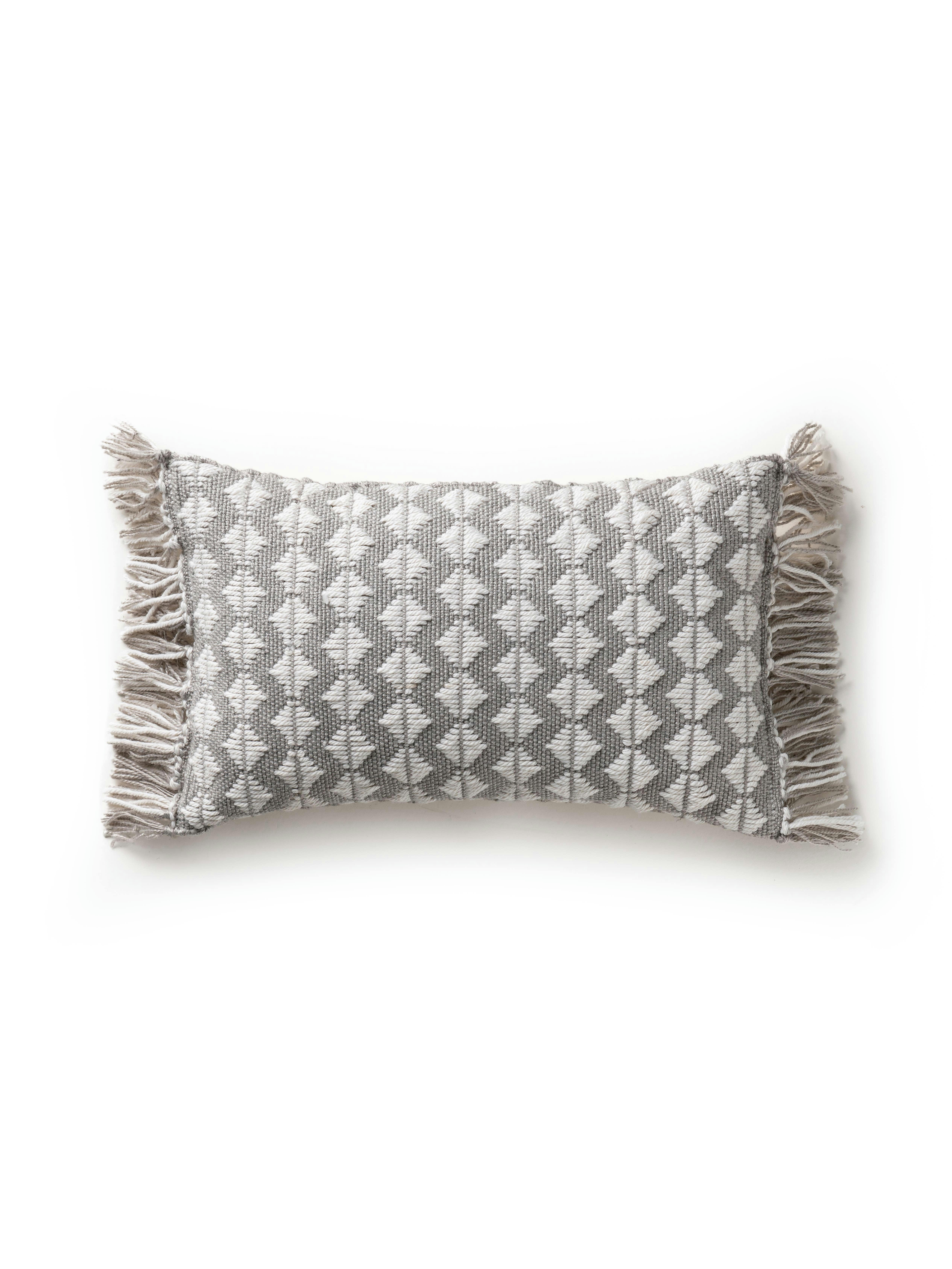 MORTY - Coussin d'intérieur et d'extérieur gris 30x50