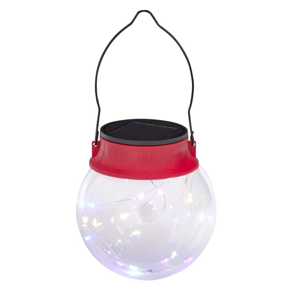 Suspension solaire 20 microLED multicolores Ø10cm