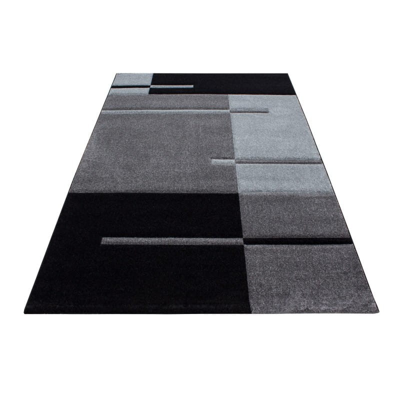 Dywan nowoczesny Hawaii szaro-czarny 80 cm x 150 cm