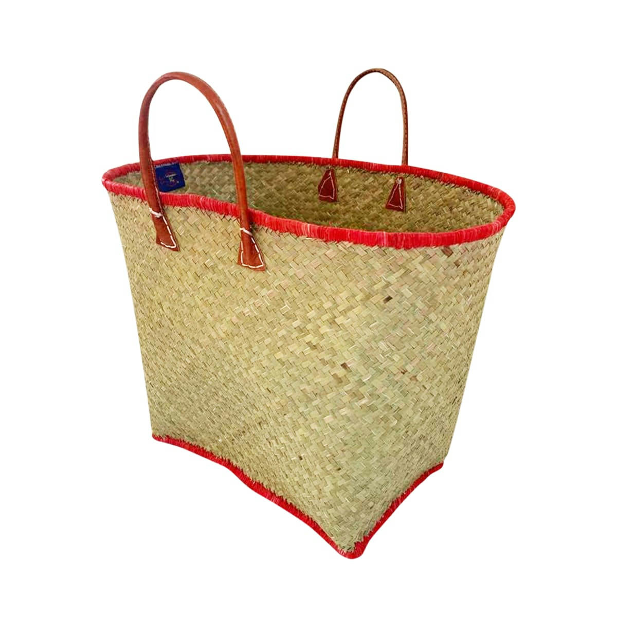 PANIERS PENJY GM - Panier naturel et rouge penjy GM