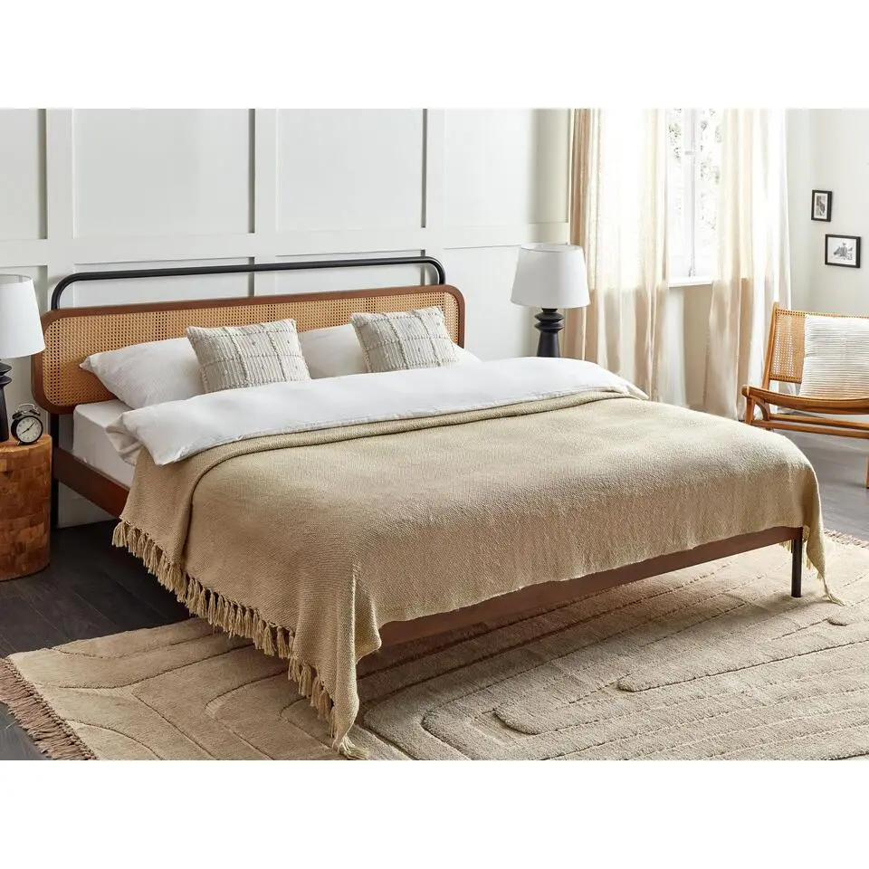 CHAOHANI - Deken - Beige - 240 x 220 cm - Acryl